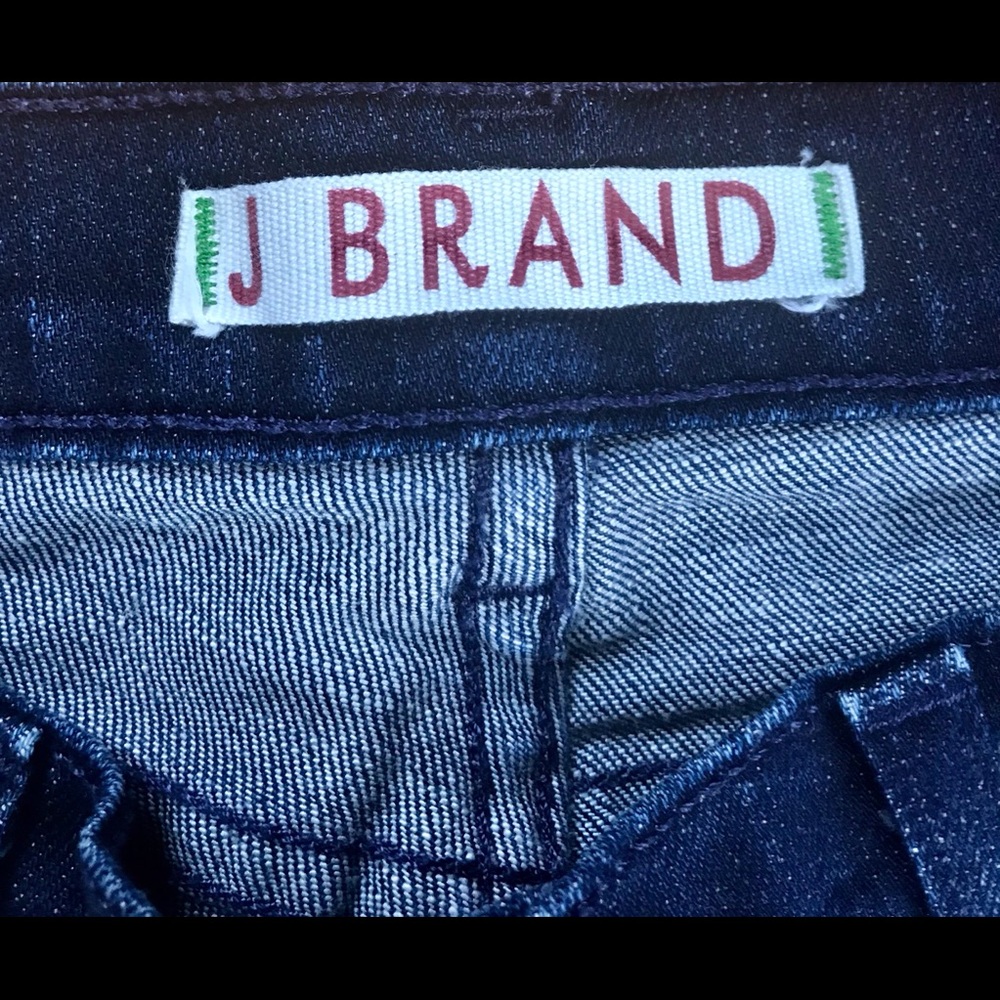 J BRAND Skinny Zip-Leg Jeans